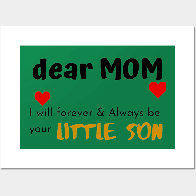 Dear Dad I Am Your Little Son Wall Art by Artistic Design